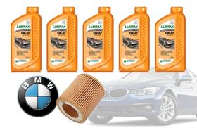 Kit Filtro de Óleo + Lubrax Valora 5w30 Bmw