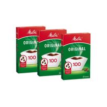 Kit Filtro de Papel Melitta 100 com 3 caixas com 30 Unidades Kit Filtro de Papel Melitta 100 com 3 caixas com 30 Unidades