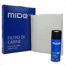 Kit Filtro do Ar Condicionado E Higienizador Onix Tracker Cruze Camaro Montana