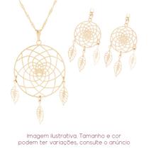 Kit Filtro dos Sonhos Colar + Brinco Sunshine Cristais Kit Filtro dos Sonhos Colar + Brinco Sunshine Cristais