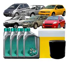 Kit Filtro E 4 Óleo 5w30 Sintético Fiat Idea Doblo Punto Kit Filtro E 4 Óleo 5w30 Sintético Fiat Idea Doblo Punto