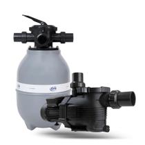 Kit filtro e bomba para piscina de até 30 mil litros 1/3 cv