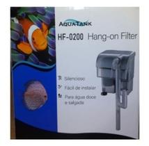 Kit Filtro externo HF=200 Hang -on p/aquário de até 40l cascata +anticloro neuclor 20ml. - AQUATANK