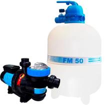 Kit Filtro Fm50 E Bomba 3/4cv Piscina 78 Mil Litros Sodramar Kit Filtro Fm50 E Bomba 3/4cv Piscina 78 Mil Litros Sodramar