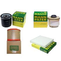 Kit Filtro Hilux 2.5 3.0 2005 até 2015 - Toyota SW4 3.0 2005 até 2015 - Filtros Ar + Oleo Lubrificante + Combustivel + Ar Condicionado (Mann) Kit Filtro Hilux 2.5 3.0 2005 até 2015 - Toyota SW4 3.0 2005 até 2015 - Filtros Ar + Oleo Lubrificante + Combustivel + Ar Condicionado (Mann)