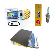 Kit Filtro Óleo E Ar + Vela Ngk Fazer/lander/tenere 250