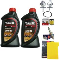 Kit Filtro Oleo E Ar, Vela, Oleo 20w50 Fazer 250 Até 2015 Kit Filtro Oleo E Ar, Vela, Oleo 20w50 Fazer 250 Até 2015