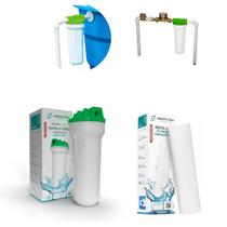 Kit Filtro Para Cavalete Caixa D' Água Poe 9 3/4 C/ 2 Refis Kit Filtro Para Cavalete Caixa D' Água Poe 9 3/4 C/ 2 Refis