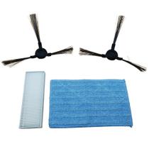 Kit Filtro Refil MOP e Escovas Robô Aspirador Electrolux HOME-E ERB10 ERB11 ERB20 KPCEL01 A24335201