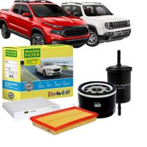 Kit Filtro Revisão para Fiat Toro / Jeep Renegade 1.3 16V Flex T270 (SP11078-4) Kit Filtro Revisão para Fiat Toro / Jeep Renegade 1.3 16V Flex T270 (SP11078-4)
