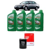 Kit Filtro Troca Óleo Civic 1.7 16v 2001-2006 Lubrax 10w30