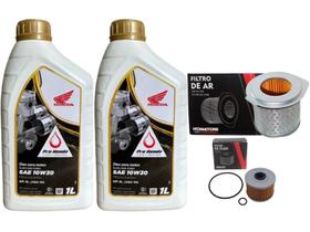 Kit Filtros Ar E Óleo, Óleo 10w30 Cb 300 2009 Até 2015