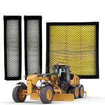 Kit Filtros Cabine Ar Cond Compatível Com Caterpillar 120k Kit Filtros Cabine Ar Cond Compatível Com Caterpillar 120k