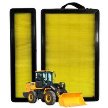 Kit Filtros Cabine Ar Cond Máq Xcmg Carregadeira Lw300 Lw500