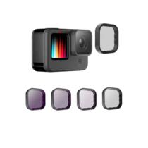Kit Filtros CPL e ND 8/16/32 para GoPro 9/10/11/12 - Telesin