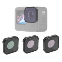 Kit Filtros CPL+ND8/16 June Star para GoPro 12/11/10 e 9 Black