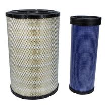 Kit Filtros de Ar Hitachi Trator NH JD - Wega WAP704K