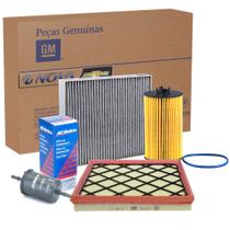 Kit Filtros De Oleo,ac,combustivel Ar Ecotec 1.8 16v Pecas Genuinas Gm Cruze 2012 A 2016 Kit545