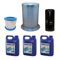 Kit Filtros e Óleo Schulz SRP 2020 2025 2030 TA20C TA25C TA30C