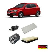 Kit Filtros Etios 1.3 / 1.5 2016 2017 2018 2019 2020