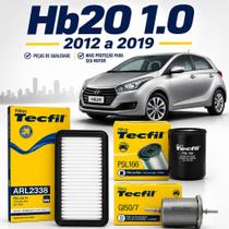 Kit Filtros Hb20 1.0 2012 a 2019 Filtro Ar Óleo Combustível Kit Filtros Hb20 1.0 2012 a 2019 Filtro Ar Óleo Combustível