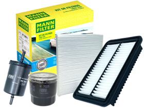 Kit Filtros Hyundai HB20 1.0 12v Ar Óleo Comb Cabine Kit Filtros Hyundai HB20 1.0 12v Ar Óleo Comb Cabine