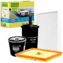 Kit Filtros Mann Filter Polo Virtus 200 Tsi 2018 2019 2020 2021 2022 2023 2024