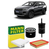 Kit Filtros Motor Jeep Commander 1.3 16V Turbo T270 2021 a 2024 Kit Filtros Motor Jeep Commander 1.3 16V Turbo T270 2021 a 2024