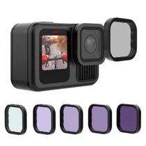 Kit Filtros ND8/16/32/64 + CPL para GoPro 13/12/11/10/9 - Telesin