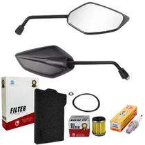 Kit Filtros Oleo E Ar, Vela, Retrovisor Fazer 250 07 Á 15 Kit Filtros Oleo E Ar, Vela, Retrovisor Fazer 250 07 Á 15