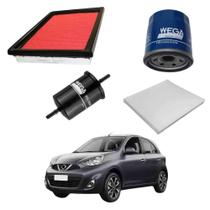 Kit Filtros Óleo Nissan March 2015 A 2020 WKL242 Wega