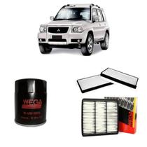 Kit Filtros Pajero Tr4 2.0 Gasolina Kit Filtros Pajero Tr4 2.0 Gasolina