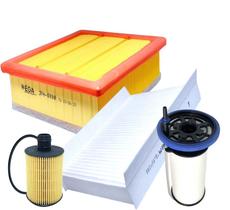 Kit Filtros para Toro Renegade e Compass 2.0 16v Diesel WEGA