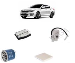 Kit filtros revisão kia optima 2.0 16v 2015 em diante