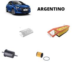 Kit filtros revisão peugeot 208 1.6 argentino 2021