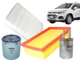 Kit Filtros Tracker 1.4 Turbo 150cv 2017 2018 2019 2020 WEGA / FRAM Kit Filtros Tracker 1.4 Turbo 150cv 2017 2018 2019 2020 WEGA / FRAM