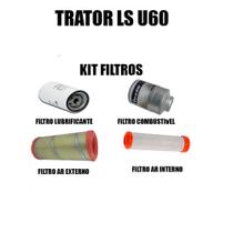 Kit filtros trator ls u60 ate 2017