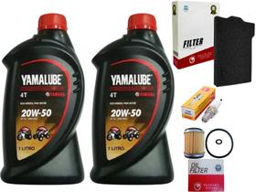 Kit Filtros, Vela, Óleo 20w50 Fazer 250 2007 Á 2015 Gasolina Kit Filtros, Vela, Óleo 20w50 Fazer 250 2007 Á 2015 Gasolina