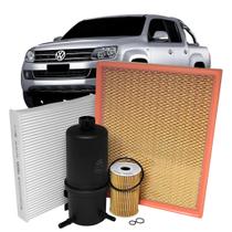 Kit Filtros Wega Amarok 2.0 16V TDI Diesel 2010 a 2014