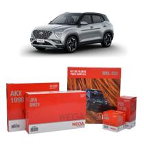 Kit Filtros Wega Hyundai Creta 1.0 3c Turbo 2021 em diante