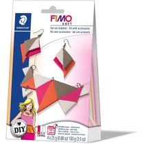 Kit Fimo DIY Triangulos Kit Fimo DIY Triangulos