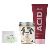 Kit Final Step, Magic Butter e Acid Anti Porosidade Abela