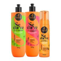 Kit Finalização Crespos Se Curve (4ABC) Haskel 3 itens Kit Finalização Crespos Se Curve (4ABC) Haskel 3 itens
