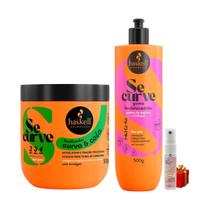 Kit Finalização Se Curve Finalizador Curva e Cola + Goma Texturizadora 500ml Haskell + Presente Lourre 15ml