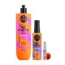 Kit Finalização Se Curve Goma Texturizadora 500ml + Sérum Óleo Haskell + Presente Lourre 15ml Kit Finalização Se Curve Goma Texturizadora 500ml + Sérum Óleo Haskell + Presente Lourre 15ml