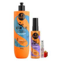 Kit Finalização Se Curve Modelador De Cachos 500ml + Sérum Óleo Haskell + Presente Lourre 15ml