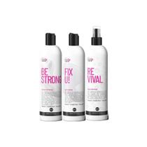 Kit Finalizador Be Strong + Fix U + Revival - Curly Care