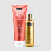Kit Finalizador Capilar Midas Leave in + Oils complex Óleo de argan - Biofios Profissional