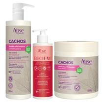 Kit Finalizadores Apse BB Cream, Ativador Cachos 500g, Gelatina 500ml - Apse Cosmetics