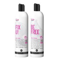 Kit Finalizadores Gel Creme Fix U + Be Free Curly Care